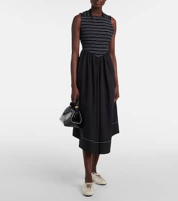 Lace-up ballet flats | Ganni