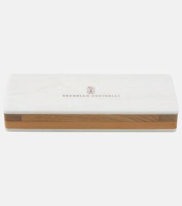 Walnut domino game | Brunello Cucinelli