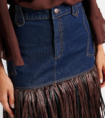 Maxirock aus Denim | Johanna Ortiz