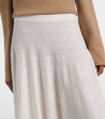 Falda Jaliah en mezcla de lino y algodón | The Row
