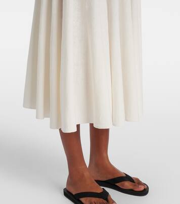 Falda Jaliah en mezcla de lino y algodón | The Row