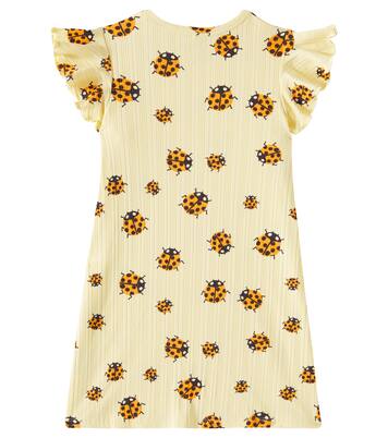 Ladybugs cotton-blend jersey dress | Mini Rodini