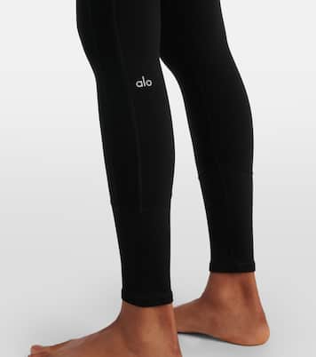 High-Rise Leggings Alosoft Lounge aus Jersey | Alo Yoga