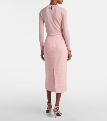 Bleistiftrock aus Tweed | Carolina Herrera