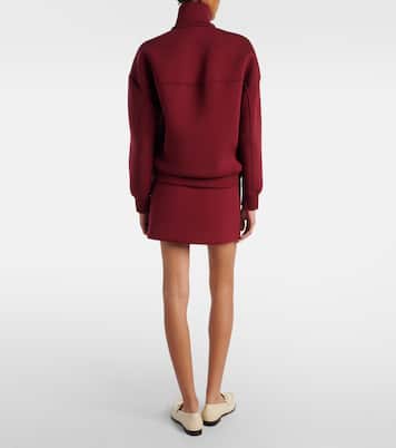 Logo jersey zip-up sweatshirt | Gucci