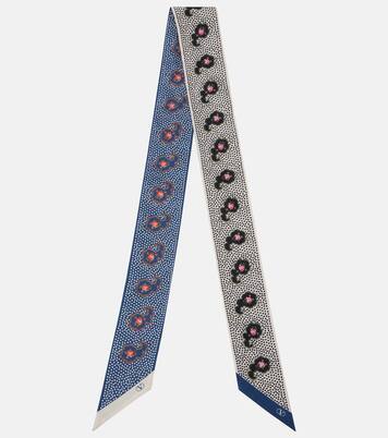 Escape printed silk twill scarf | Valentino