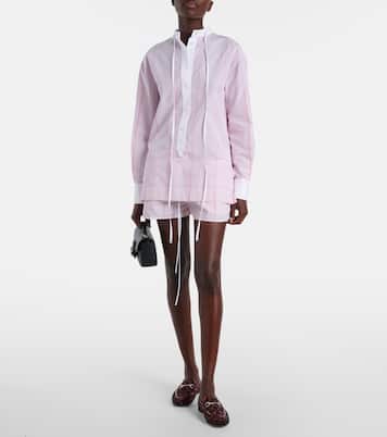 New Jordaan leather-trimmed mesh loafers | Gucci