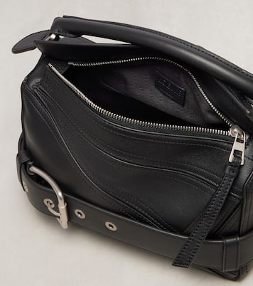 Puzzle Biker Small leather tote bag  | Loewe