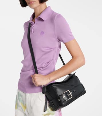 Puzzle Biker Small leather tote bag  | Loewe