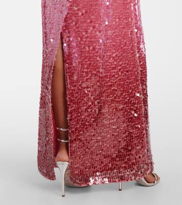 Robe longue bustier Leilani à sequins | Simkhai