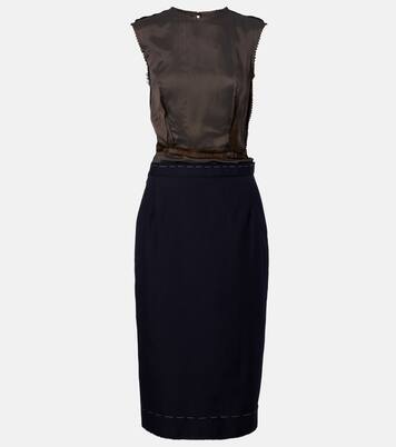 Midikleid aus Twill | Maison Margiela