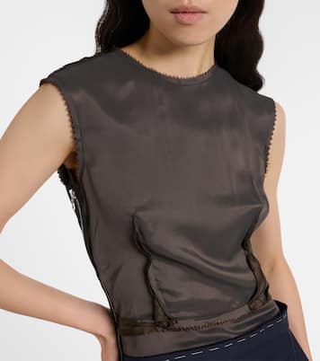 Midikleid aus Twill | Maison Margiela