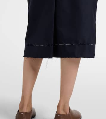 Midikleid aus Twill | Maison Margiela