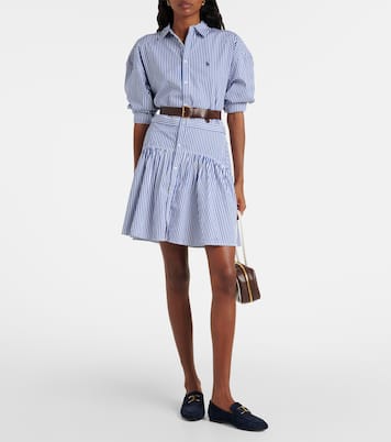 Striped cotton shirt dress | Polo Ralph Lauren