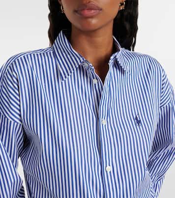 Striped cotton shirt dress | Polo Ralph Lauren