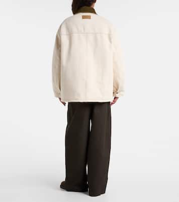 Feldjacke aus Baumwoll-Twill mit Cord | Ami Paris