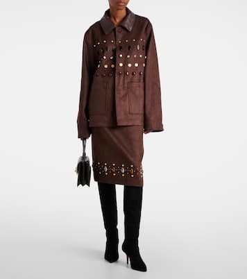 Botas altas Jessica 75 de ante | Paris Texas