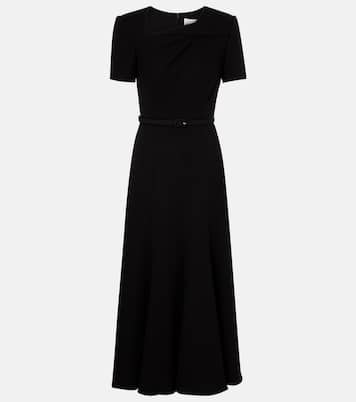 Robe midi en crêpe | Roland Mouret