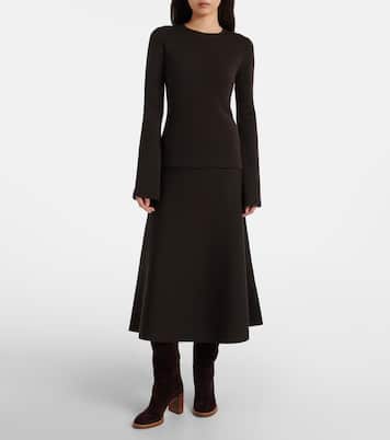 Wool, silk, and cashmere top | Gabriela Hearst