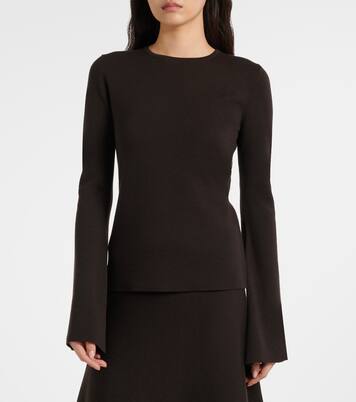 Wool, silk, and cashmere top | Gabriela Hearst