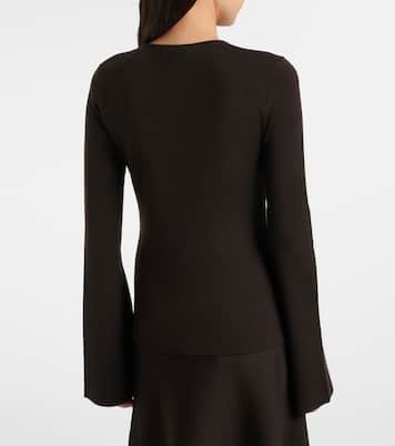 Wool, silk, and cashmere top | Gabriela Hearst