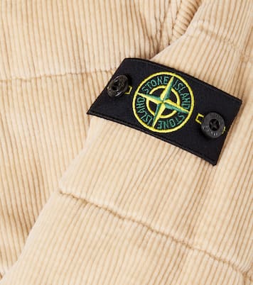 Compass cotton-blend corduroy jacket | Stone Island Junior