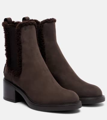Shearling-lined leather Chelsea boots | Tod's
