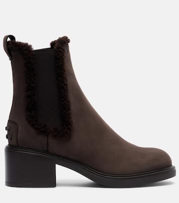 Shearling-lined leather Chelsea boots | Tod's