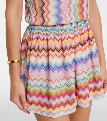 Zigzag halterneck lamé romper | Missoni