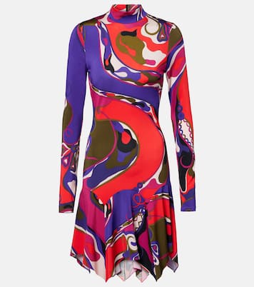 Orchidee jersey minidress | Pucci