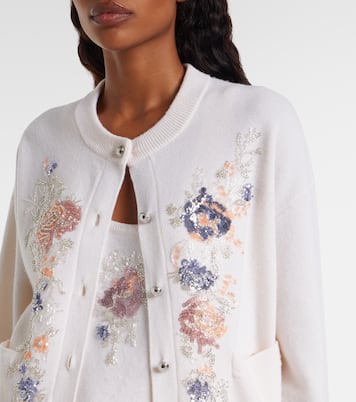 Verzierter Cardigan aus Wolle und Kaschmir | Rabanne