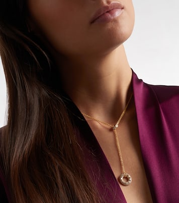 Collier Orbit Lariat en or 18 ct et diamants | Shay Jewelry