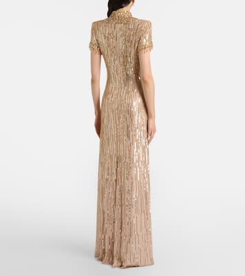 فستان سهرة مع تزيين Madelaine | Jenny Packham