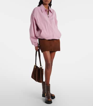 Bottines en cuir à logo | Prada