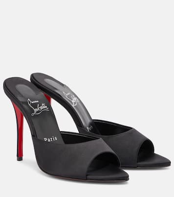 Pantoletten Miss Z 100 aus Satin  | Christian Louboutin