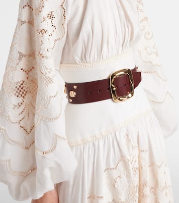 Malley studded leather belt | Zimmermann