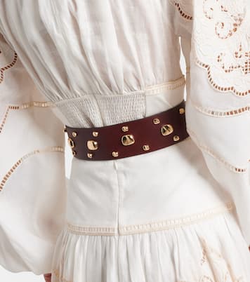 Malley studded leather belt | Zimmermann