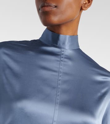 Midikleid aus Satin | Acne Studios