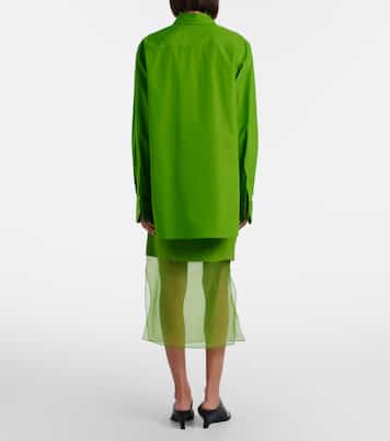 Sybil layered midi skirt | Khaite