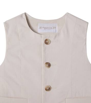 Baby Elice cotton vest | Bonpoint