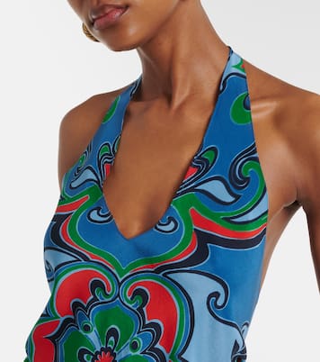 Printed silk top | Etro