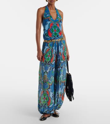 Printed silk top | Etro