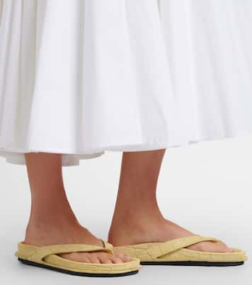 Tatanes suede thong sandals | Jacquemus