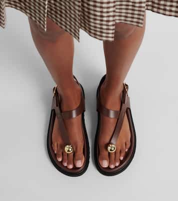 Sandales Spiaggia en cuir | Souliers Martinez