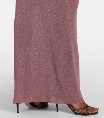 Knitted lamé maxi dress | Aya Muse