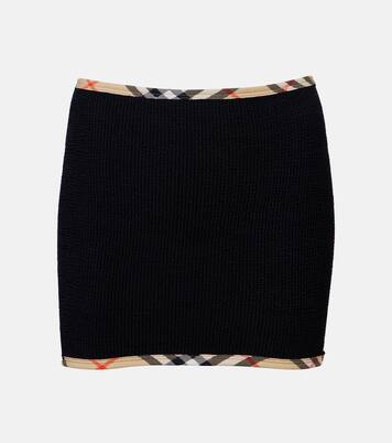 x Hunza G pareo Devyn con Burberry Check | Burberry