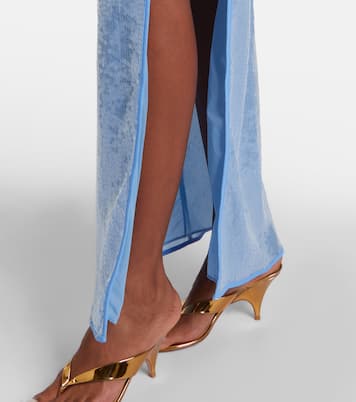 Sequined halterneck maxi dress | Oséree