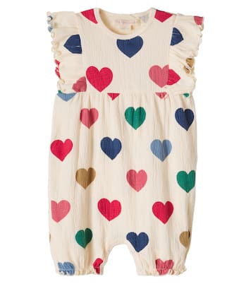 Baby Chleo printed cotton-blend playsuit | Konges Sløjd