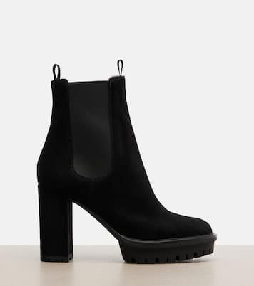 Barry suede platform ankle boots | Gianvito Rossi