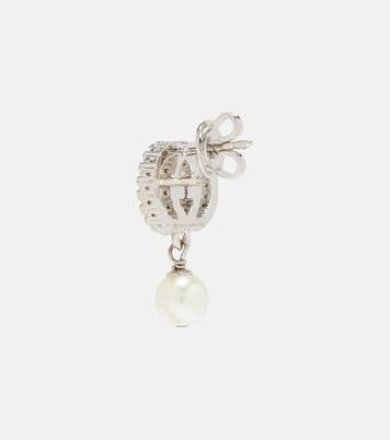 Interlocking G embellished drop earrings | Gucci